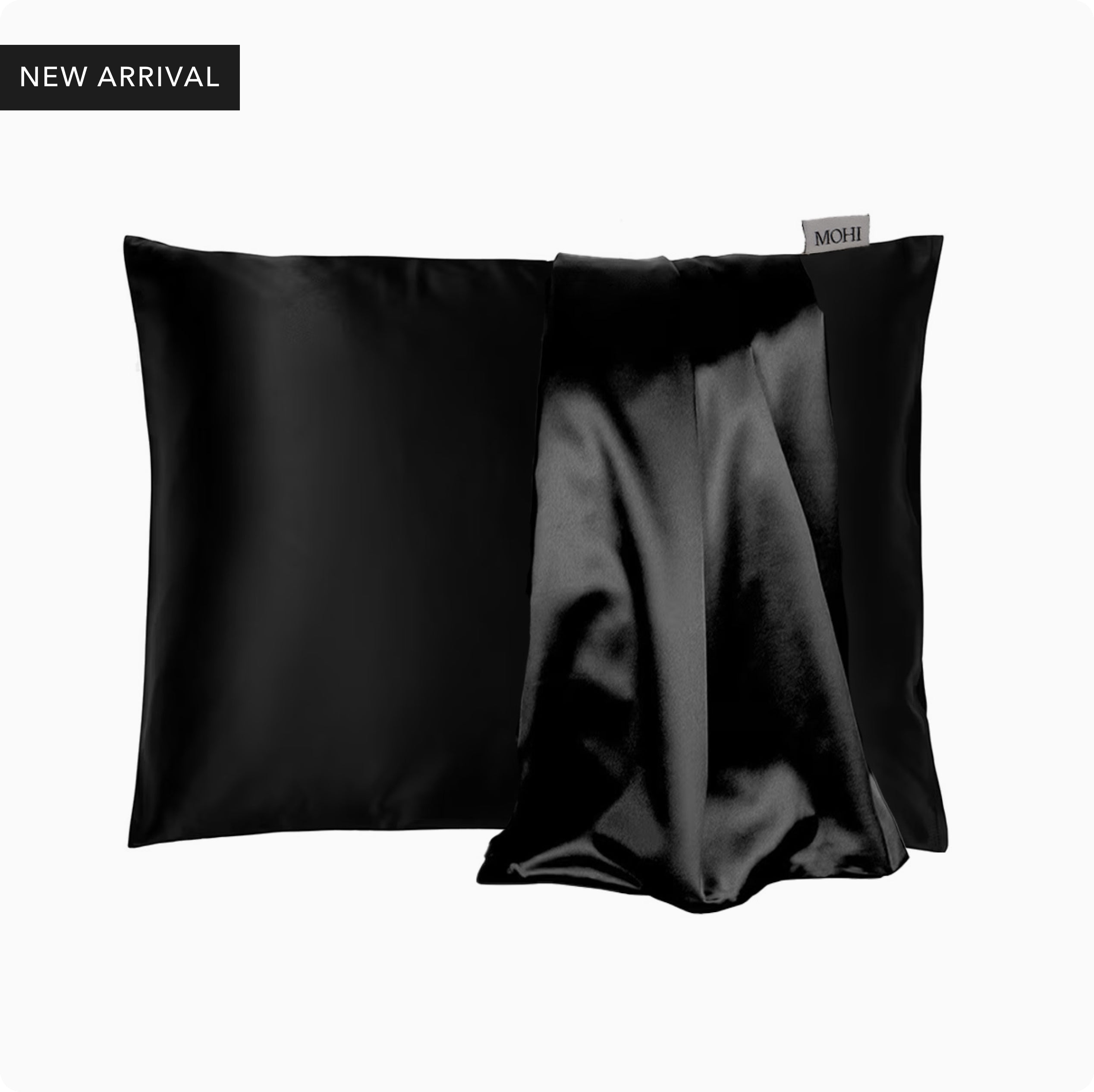 MOHI Satin Pillow Case - Black