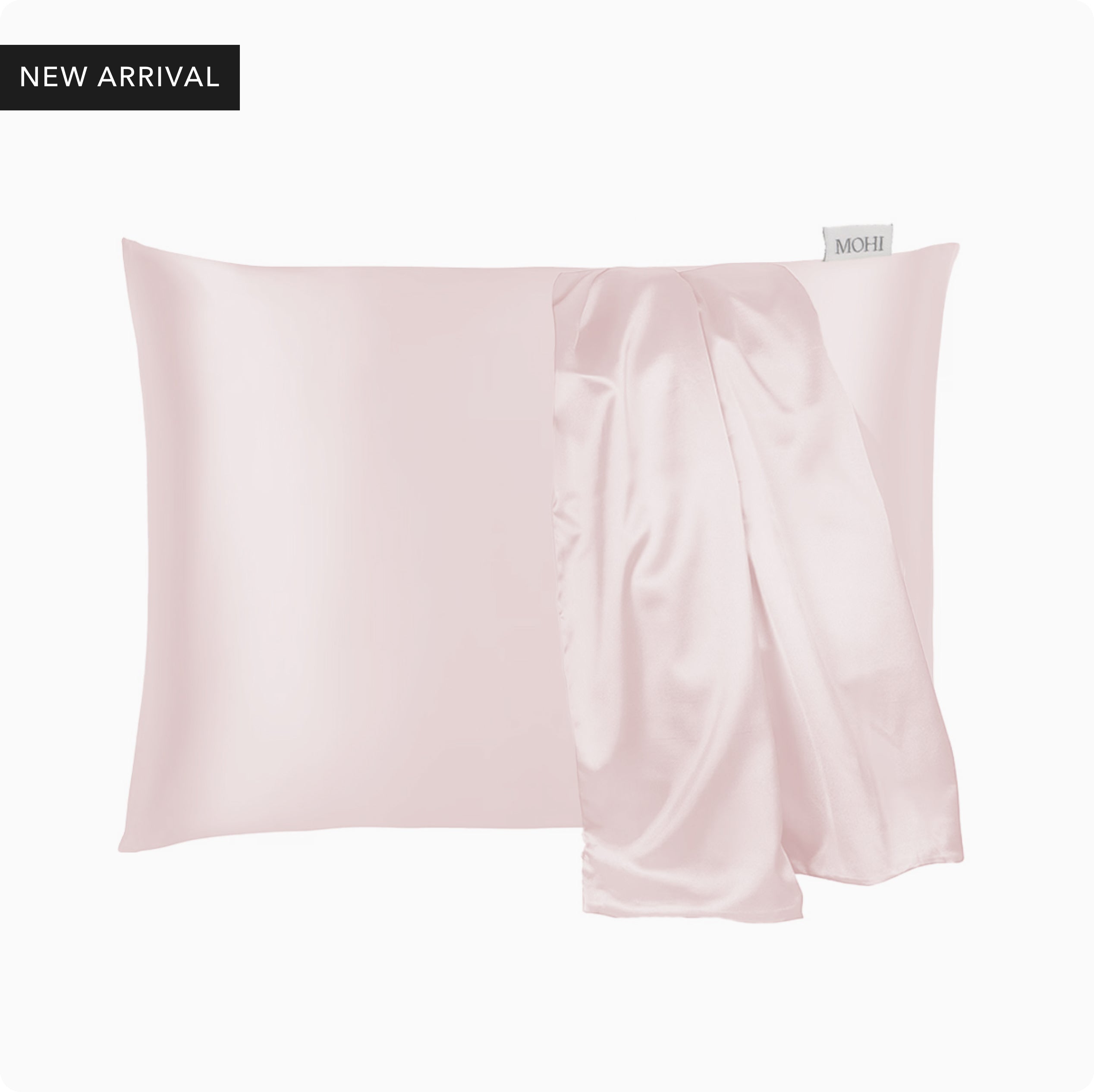 MOHI Satin Pillow Case - Soft Pink